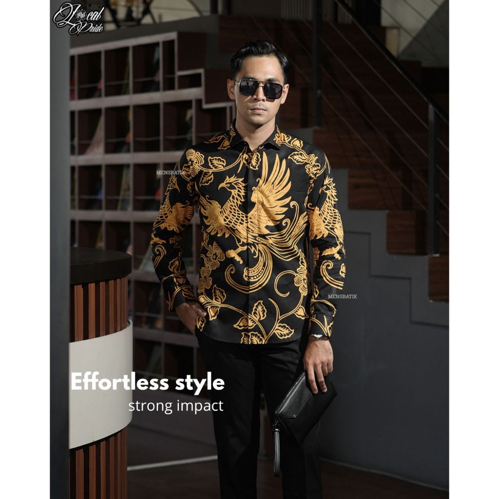 MENSBATIK - Arta Sawunggaling- Batik Slimfit Modern - Gaya Sopan, Vibe Tegas, Buat Lo yang Percaya D