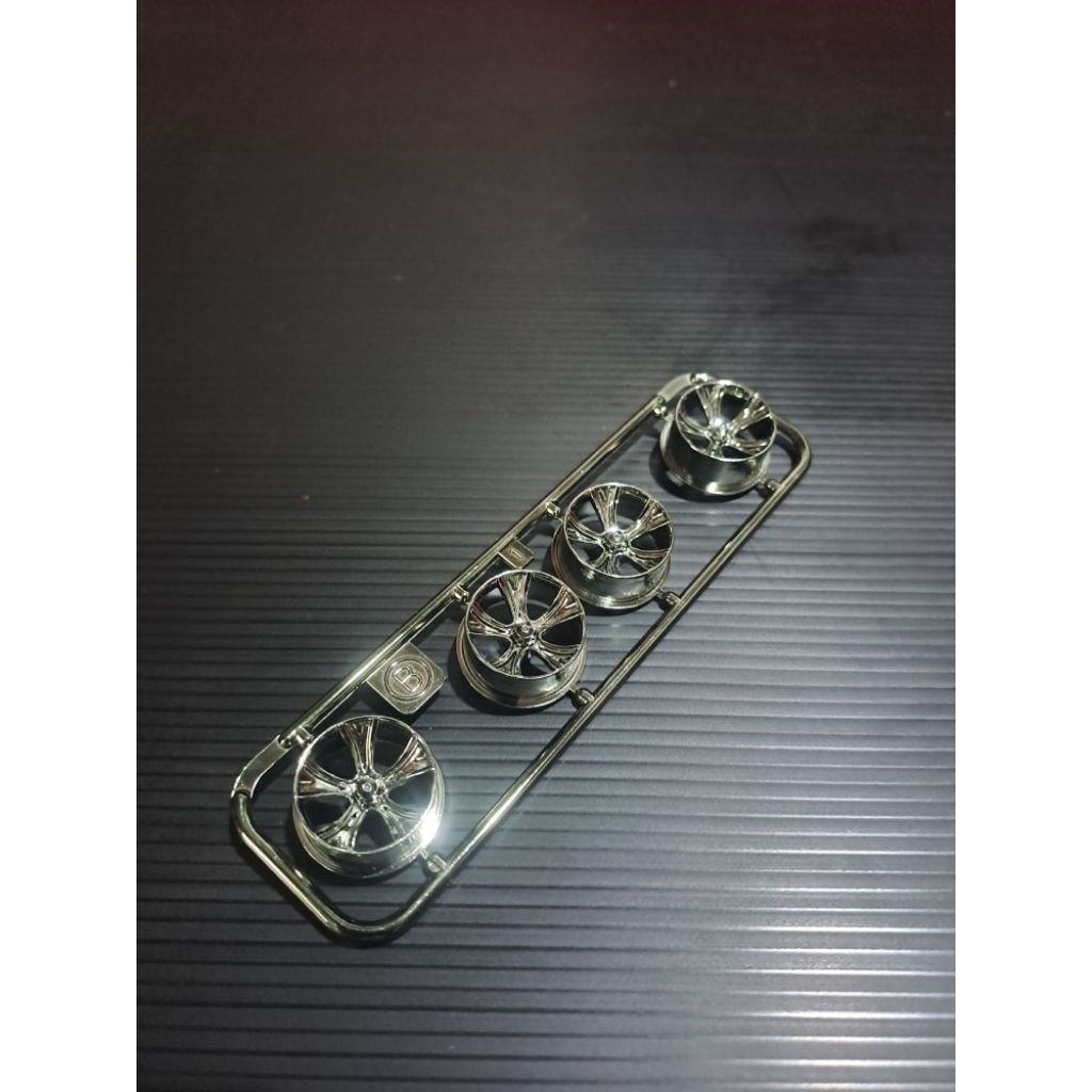 Velg A Spoke Black Plated (Medium) Original Tamiya