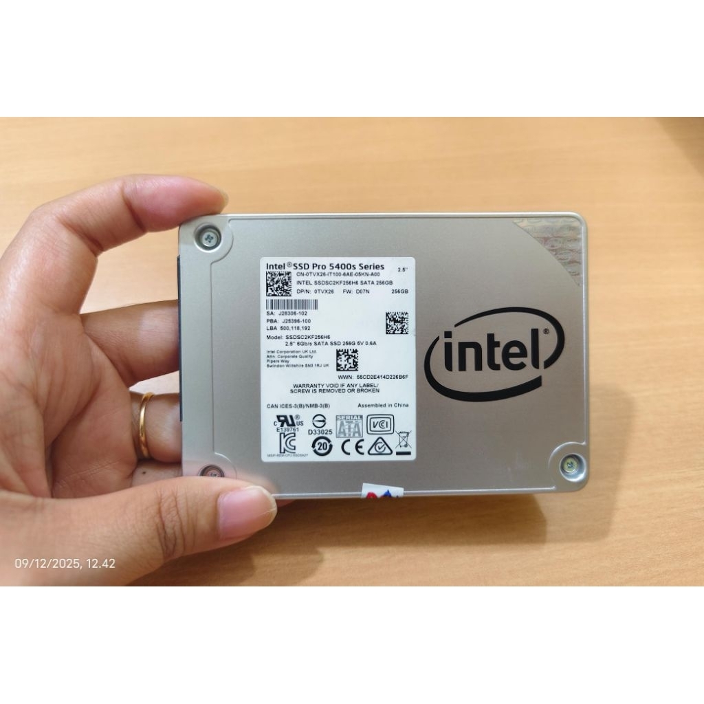Ssd sata intel 256gb second normal