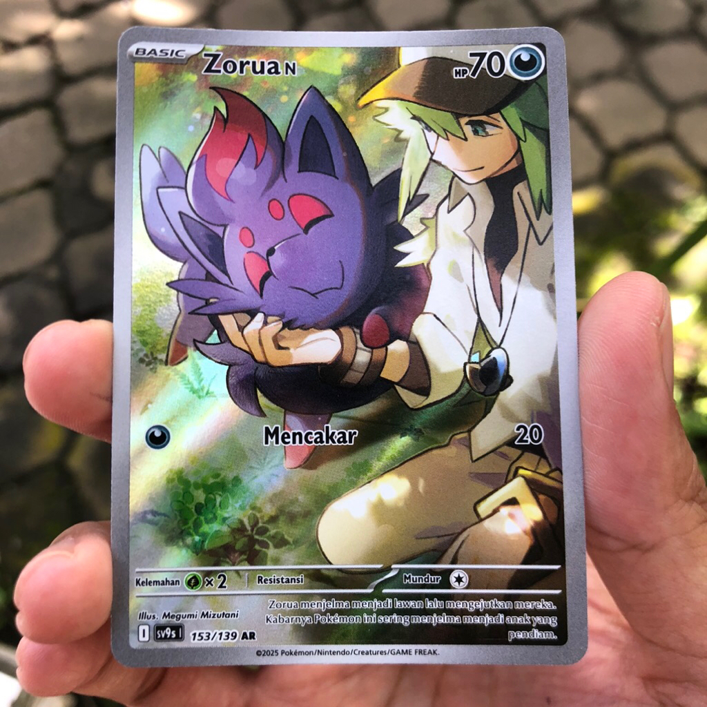 Zorua N AR 153/139, Pokemon TCG Indonesia