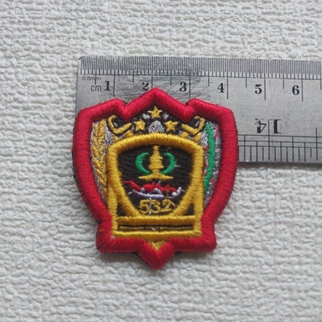 PIN ANGKATAN 532 POLRI TIMBUL 3D
