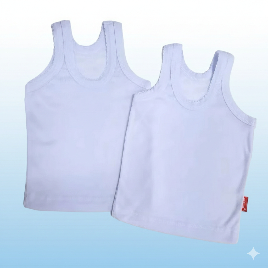 [12 Pcs] Singlet Marina Hing - Kaos Dalam Anak/Remaja/Dewasa Murah Cewek/Cowok