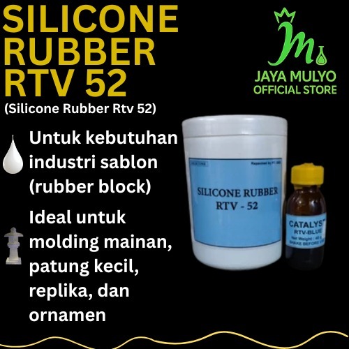 Silicon Rubber RTV 52 / Silicone Rubber RTV52 + Catalyst blue / Silicon Rubber RTV 52