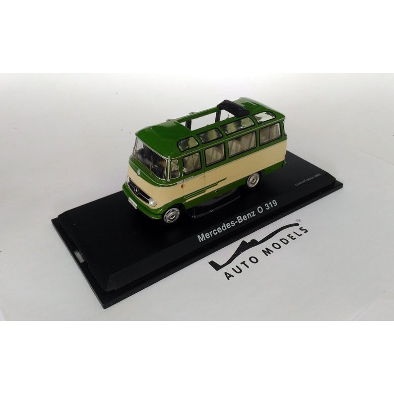 Schuco Mercedes Benz O319 Minibus Beige Green