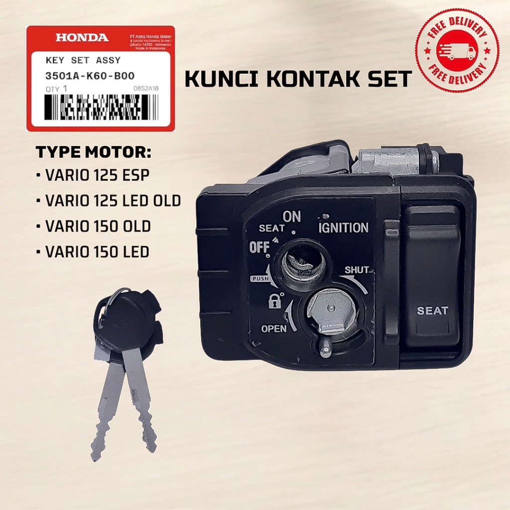 Kunci Kontak Vario 125 LED Vario 150 K60