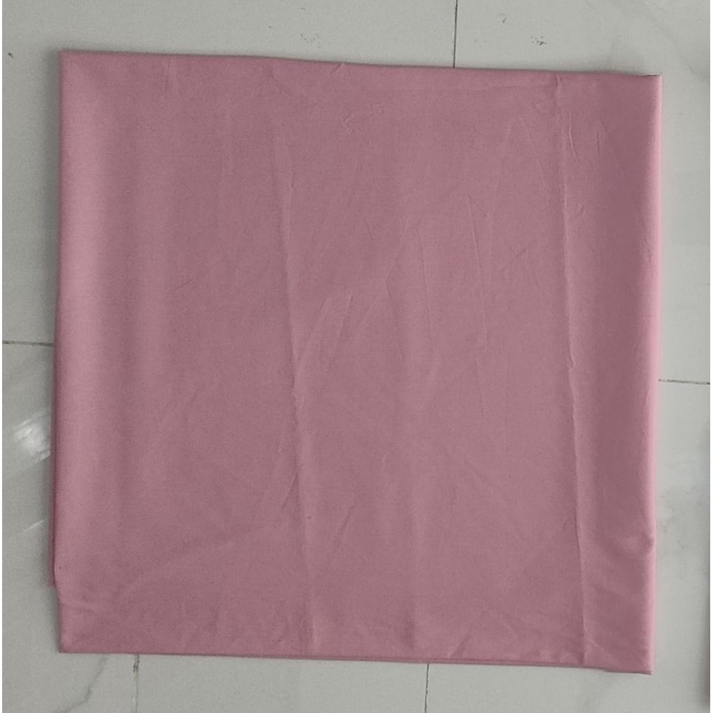 Kain Perca Katun Motif Pink Polos 150Cm X 85Cm