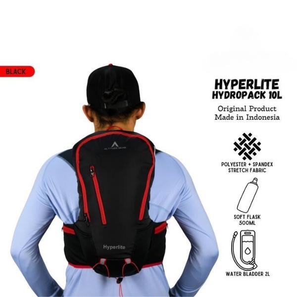 Eiger - Tas Altitude Gear Hyperlite Hydropack Vest Trail Running Ultralight 10L