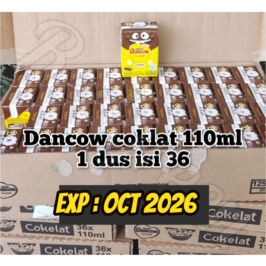 Susu Dancow Fortigro 110ml 1 karton isi 36pcs susu uht dancow cokelat fortigro 1 dus 1x36pcs