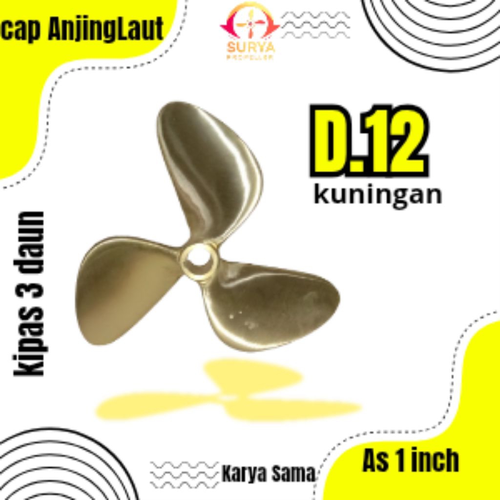 KIPAS KAPAL BALING-BALING D.12 KUNINGAN