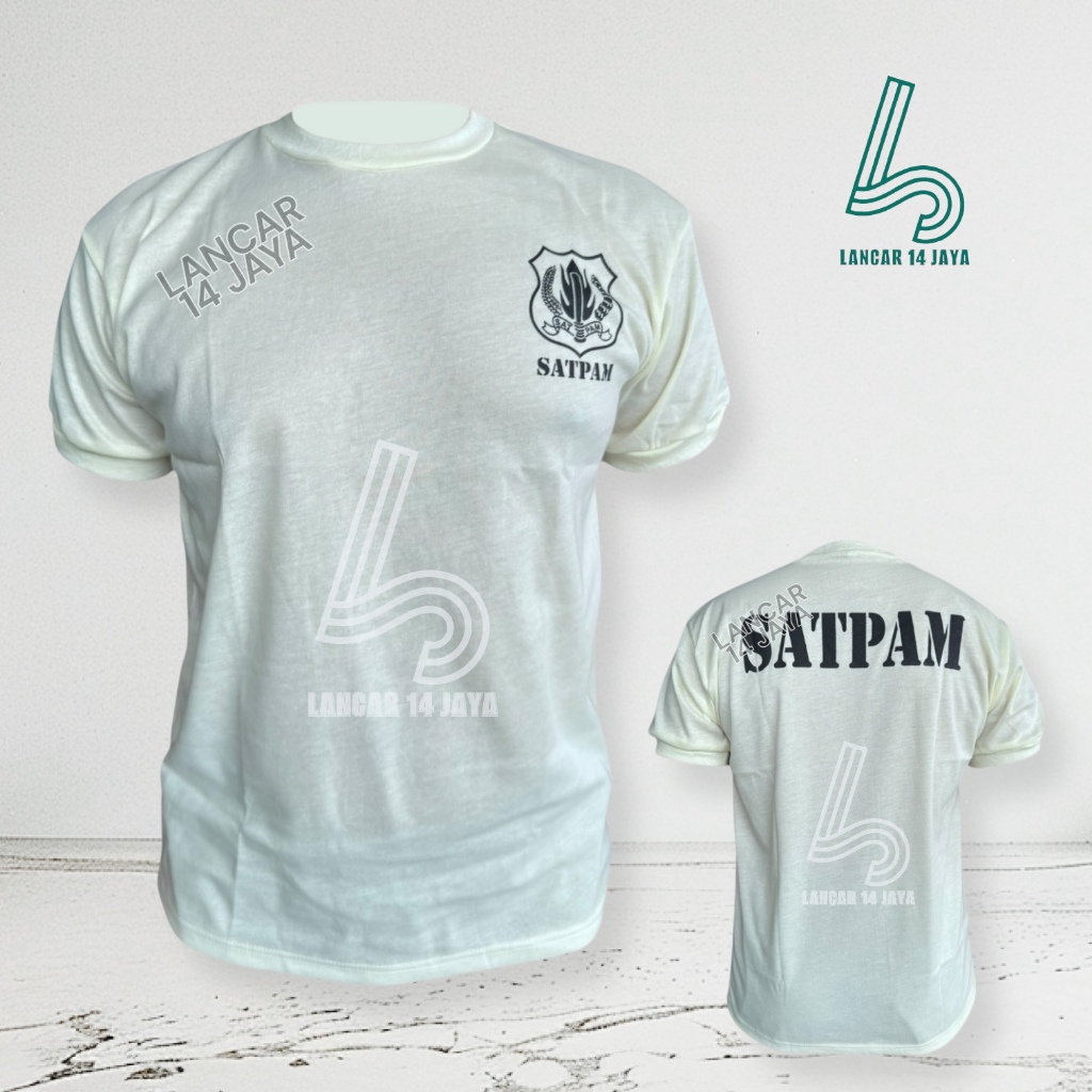 Kaos Satpam Security Terbaru Lengan Pendek Kerah Pendek