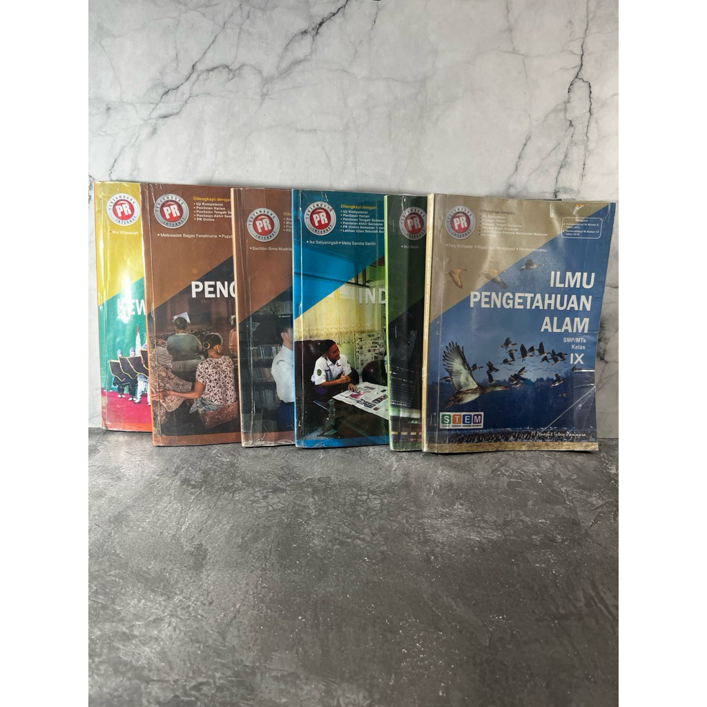 Buku (KENA AIR) PPKN, IPA, Matematika, Bahasa Indonesia, Bahasa Inggris, IPS, kelas 9, IX, SMP, Inta