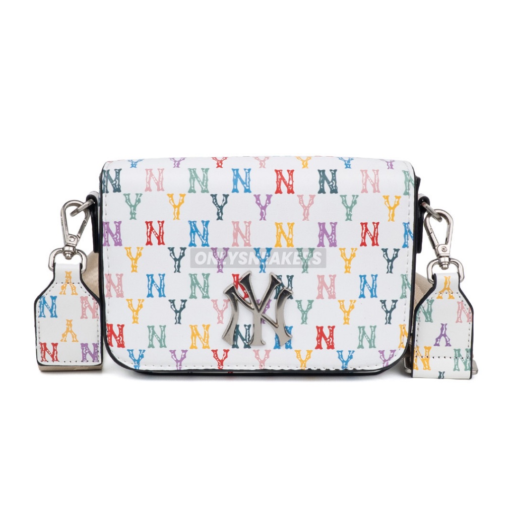 MLB NEW YORK YANKEES MONOGRAM RAINBOW HOODY BAG WHITE