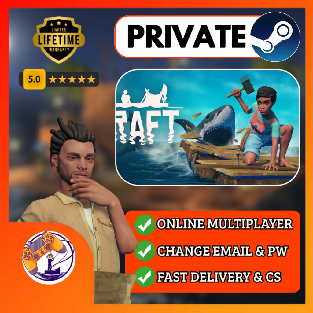 RAFT | PC STEAM ACCOUNT MULTIPLAYER ONLINE
