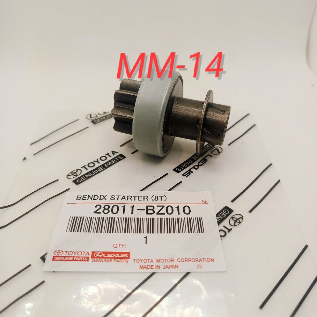 BENDIX STARTER GIGI BENDIK STATER TOYOTA AVANZA XENIA KIJANG 5K GIGI 8 8T ORI HARGA 1PCS