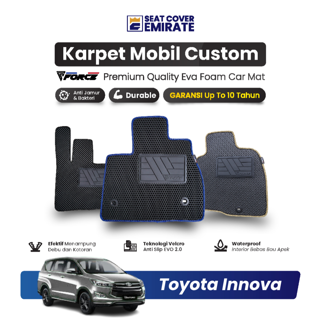 KARPET MOBIL TOYOTA INNOVA | EVA PREMIUM BERGARANSI BY EMIRATE