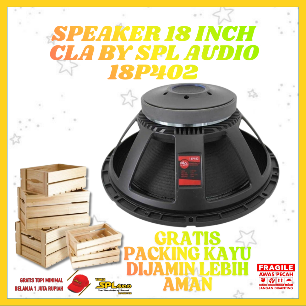 CLA By SPL Audio Speaker 18 Inch 18p402