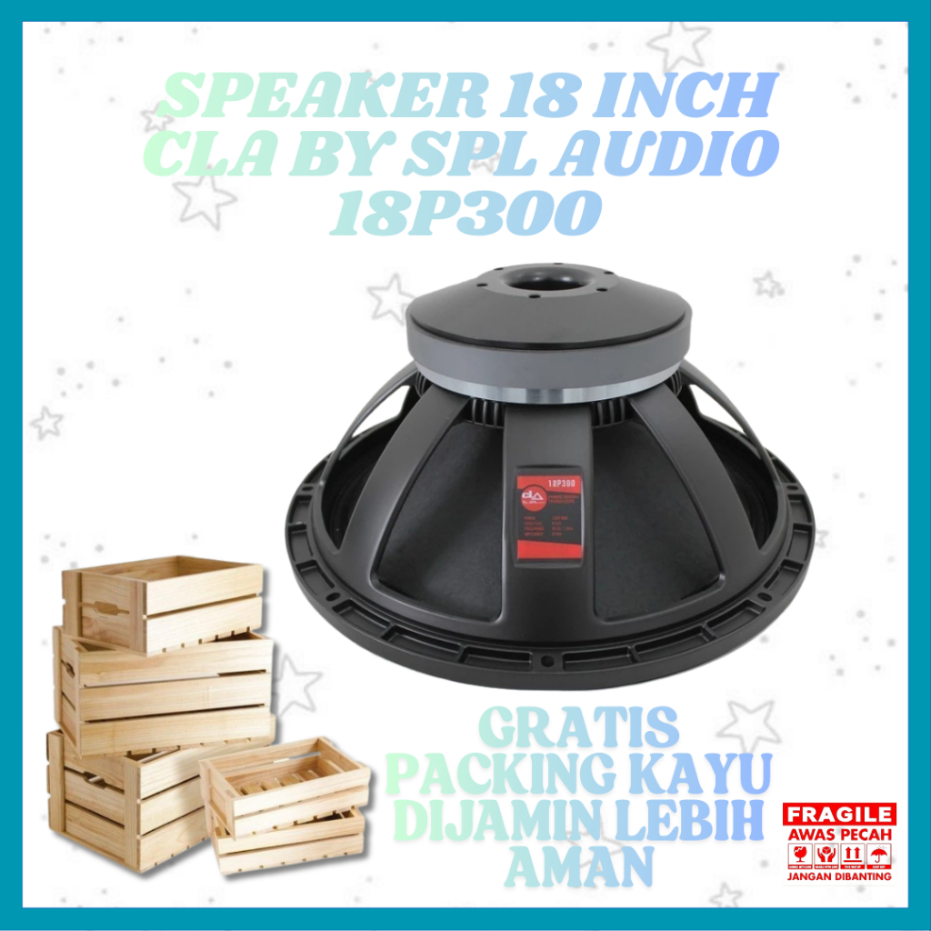 CLA By SPL Audio Speaker 18 Inch 18P300