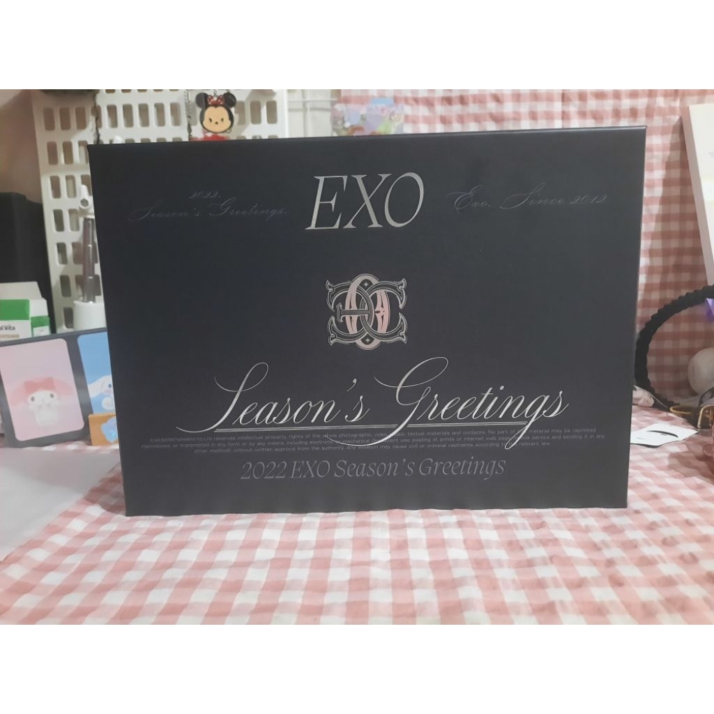 Season Greeting SG 2022 EXO Xiumin DO Kai Sehun Set with KTown PC Benefit