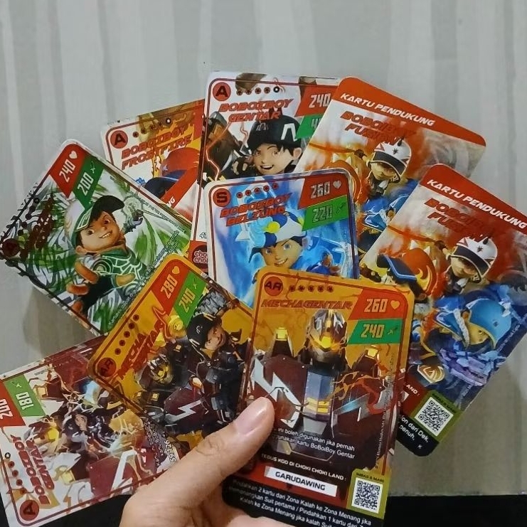 HARGA 1 KARTU Monsta Galaxy Card Boboiboy Choki Choki Kartu Boboiboy Hologram Emas Foil Kartu Boboyb