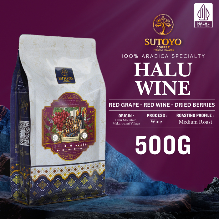 SUTOYO COFFEE - Kopi Halu Wine 500 Gram / Kopi Arabika