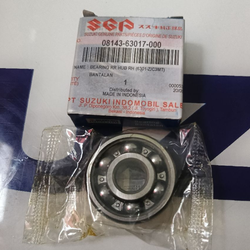 LAHER BEARING  RODA DEPAN C3MT 6301 SUZUKI SHOGUN FD 125 ORIGINAL SGP