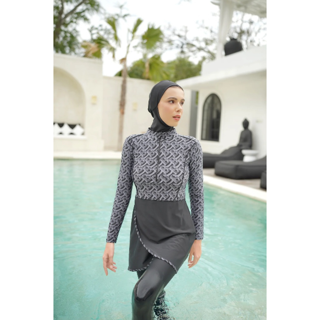 BUTTONSCARVES BIMU SWIMSUIT MIDNIGHT SIZE M