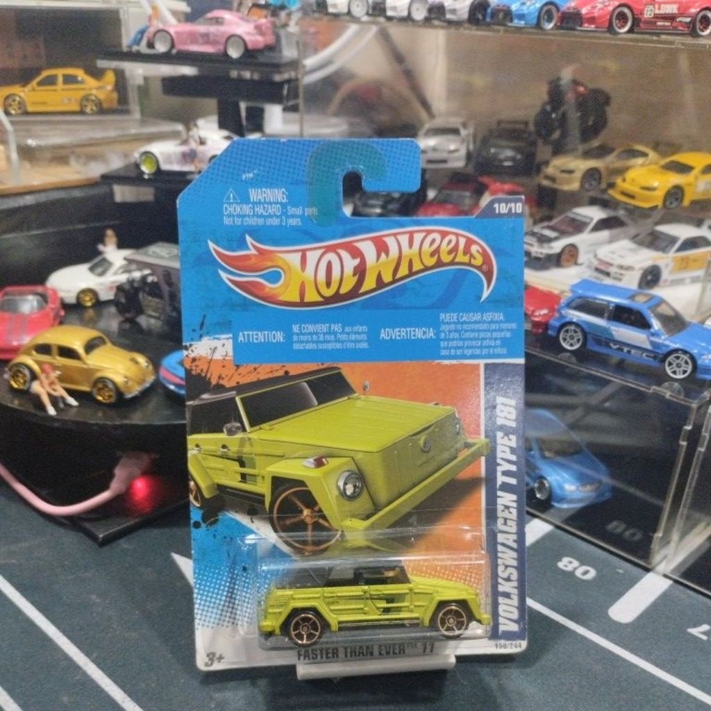 HOT WHEELS VOLKSWAGEN TYPE 181 GREEN (112)
