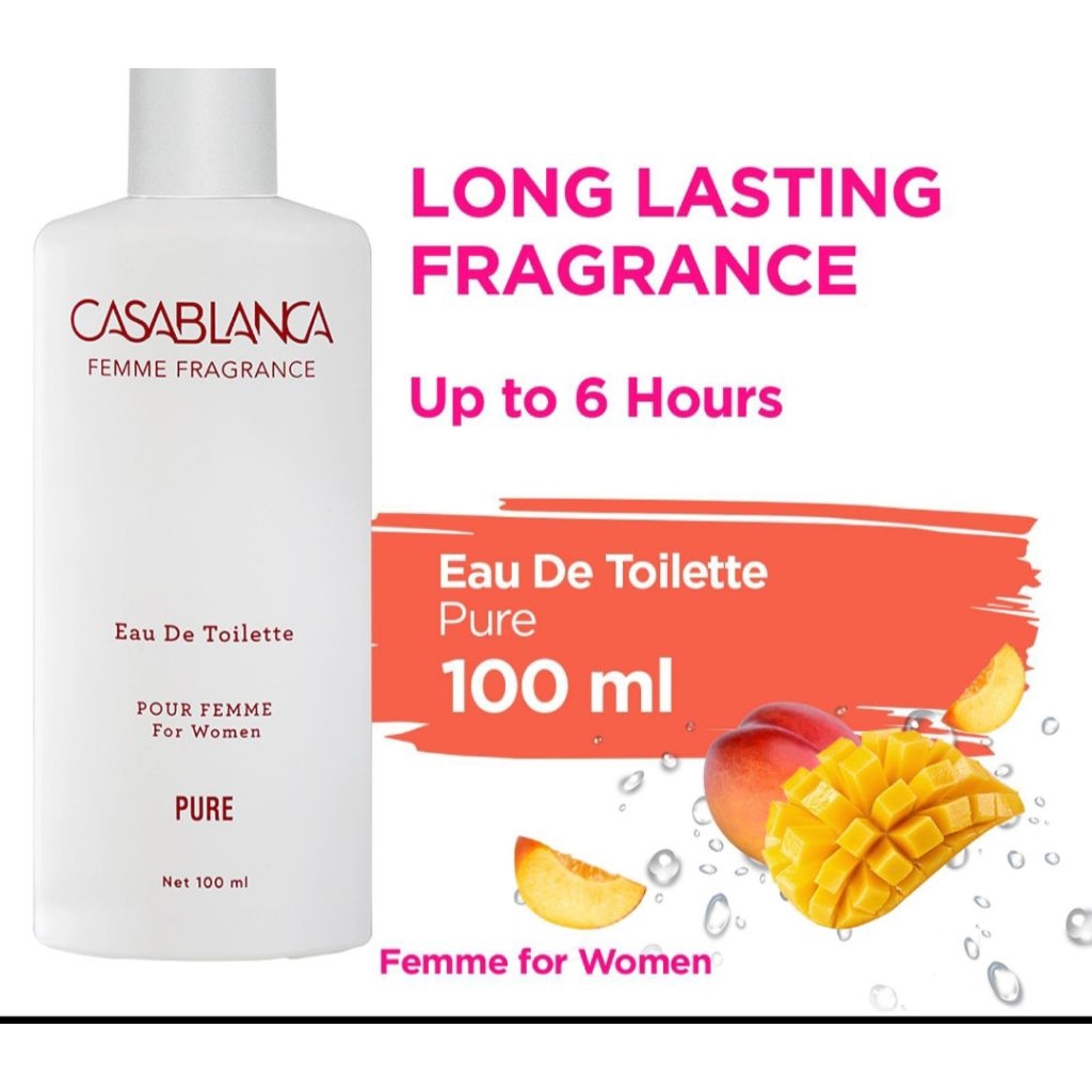 Casablanca Pure EDT parfum wanita 100ml
