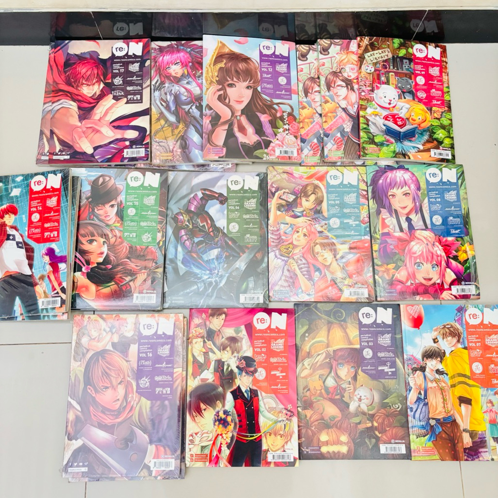 Majalah Komik re:ON - Koleksi Komik Lokal Indonesia -Bacaan Seru Karya Anak Bangsa
