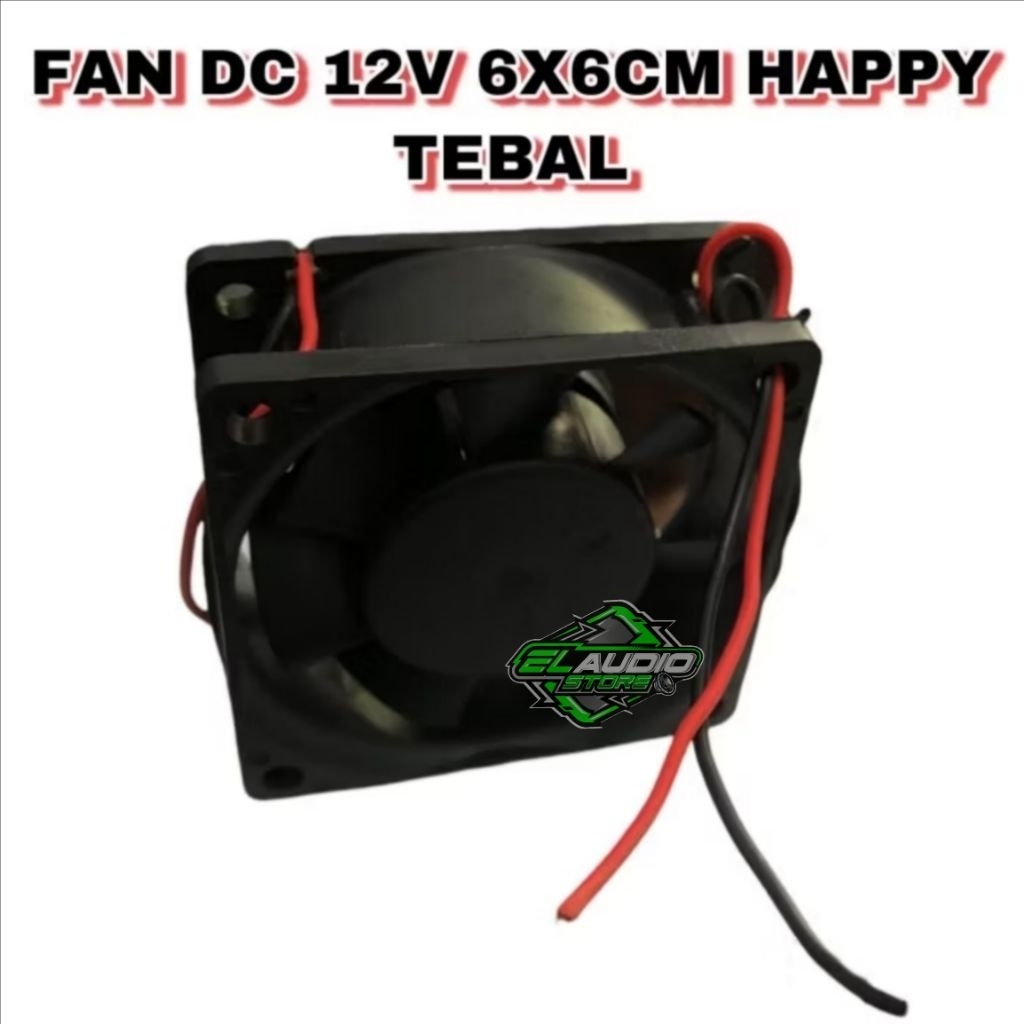 Kipas DC DC 6x6 , 12v