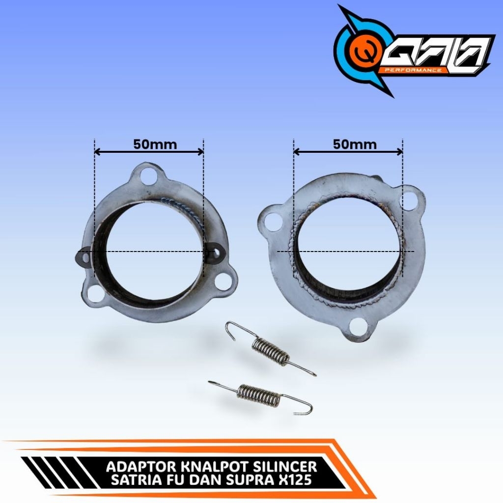 Adaptor KNALPOT PNP silencer standar satria fu supra x 125
