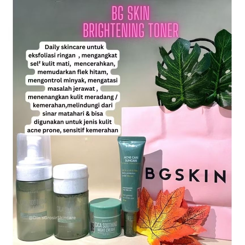 paket suncare acne bg skin / paket acne bg skin / BG SKIN / BG SKIN SUNCARE ACNE / BG SKIN MURAH /BG