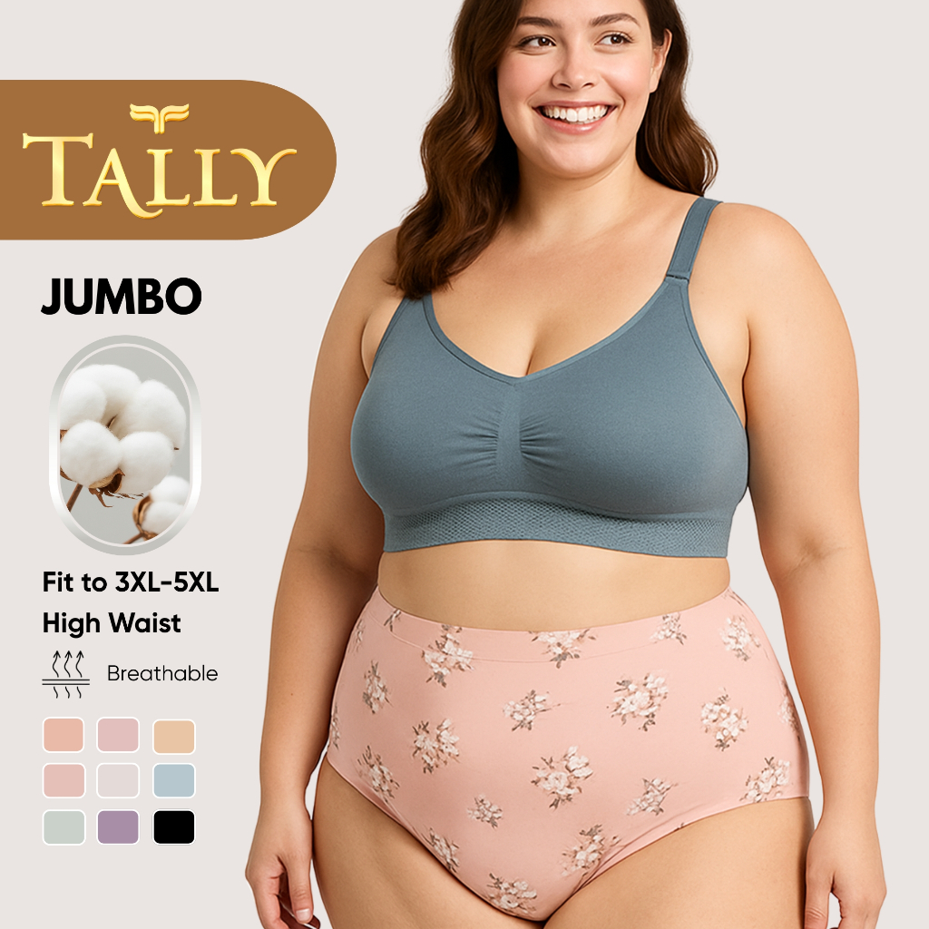 TALLY Sarwendah CD 689 Celana Dalam Wanita JUMBO / BIG SIZE Bahan Katun Fit To XXXXL Cd Basic Super 