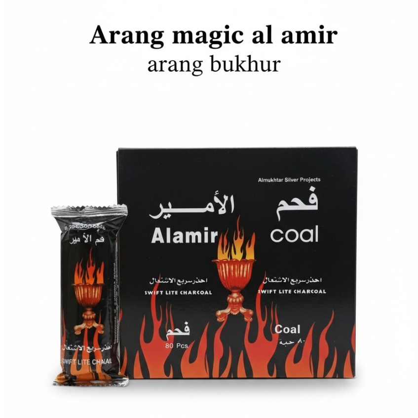 Arang Bukhur Alamir Perbox 8 Roll Tahan Lama