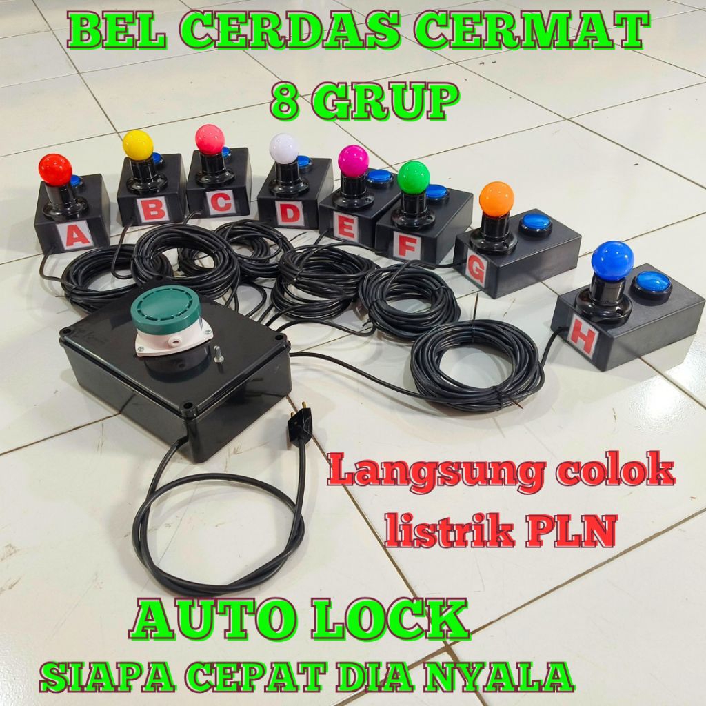 Bel cerdas cermat 8 grup bel cerdas cermat 8 tim sistem auto lock bel cerdas cermat 8 regu