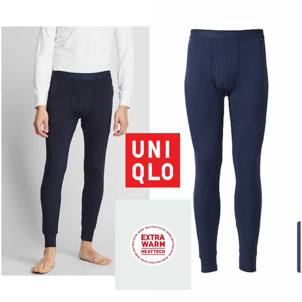 Uniqlo Heattech Tights Extrawarm S-XL Navy