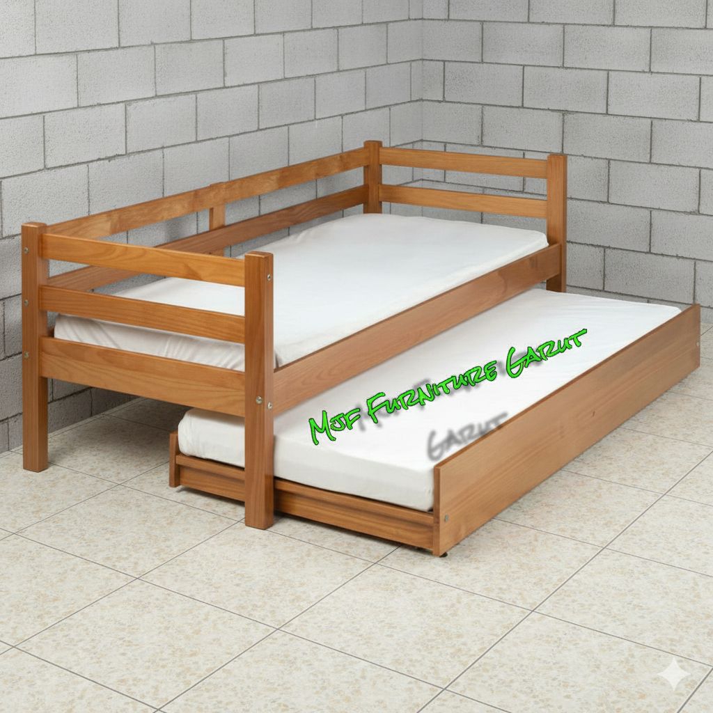 Sipan sofa kayu sorong/Tempat Tidur sofa/Ranjang kayu sofa sorong kayu mahoni/Sofa sorong/Tempat tid