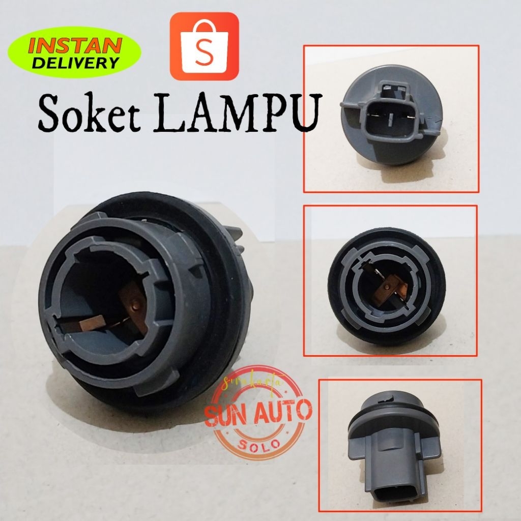 Soket socket cop fiting Lampu mobil