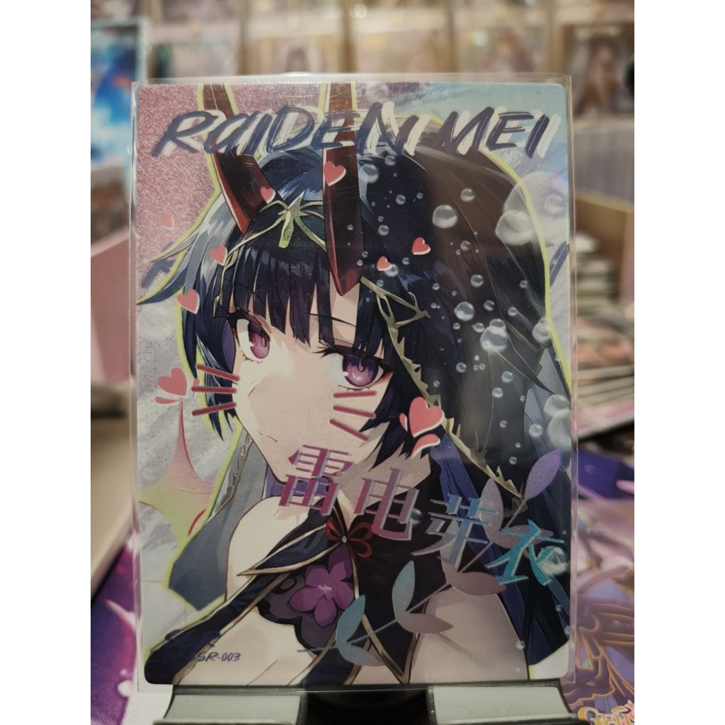 Kartu CCG Genshin Impact Raiden Mei SSR