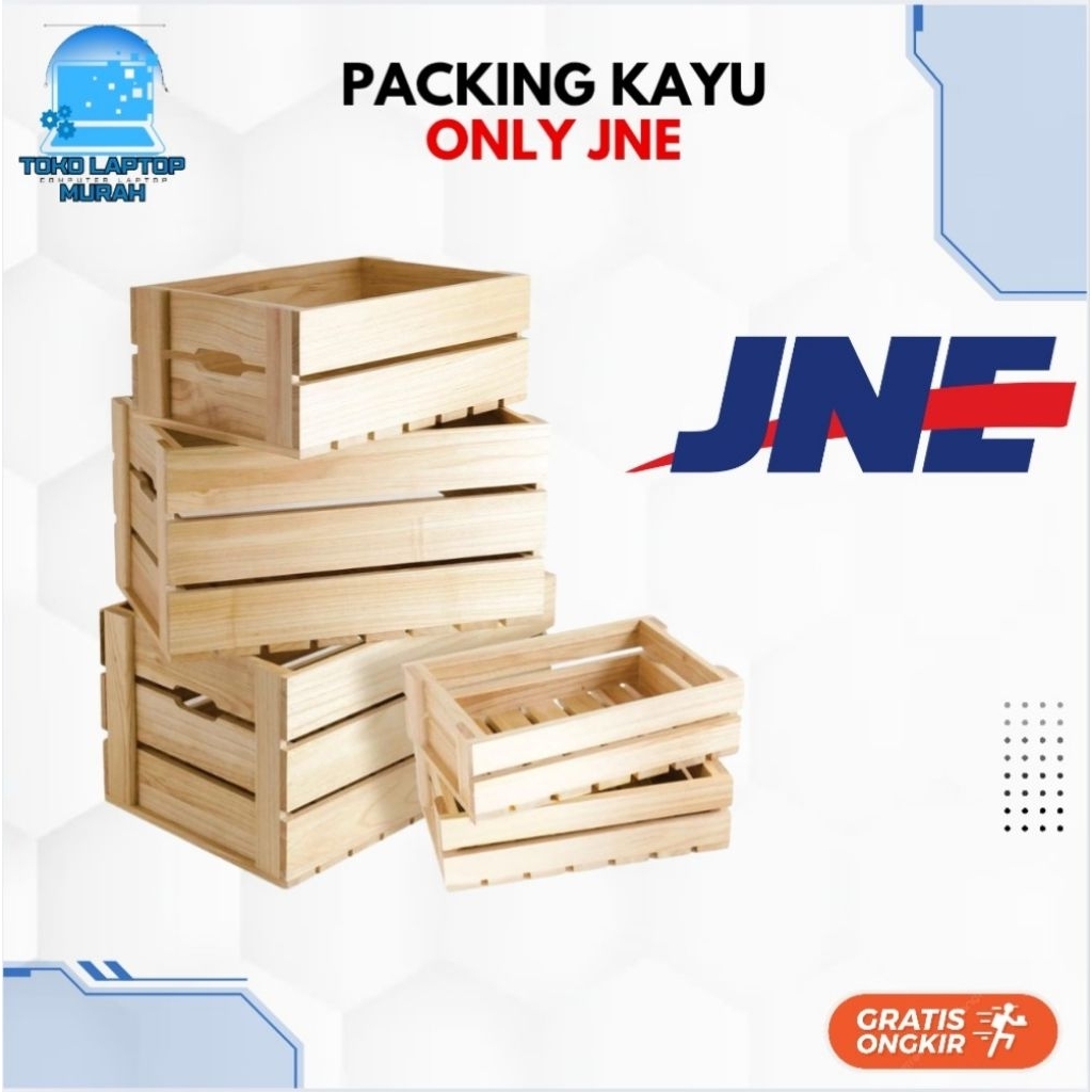 Packing Kayu - Ukuran Besar untuk AIO - Laptop - Monitor - TV