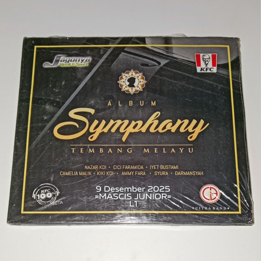 CD Symphony Tembang Melayu ft. Nazar Sungkar Kiki KDI Camelia Malik Cici Paramida Iyeth Bustami Darm