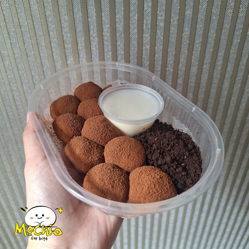 Mochio Bites dessert fresh - mochio bites chocoreo - mochi lembut homemade