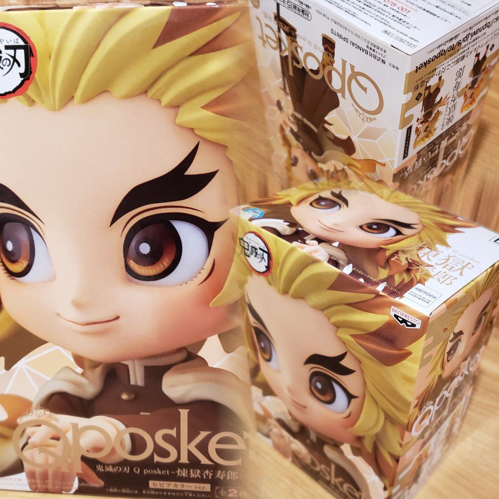Figure anime DemonSlayer original Bandai Q posket Rengoku