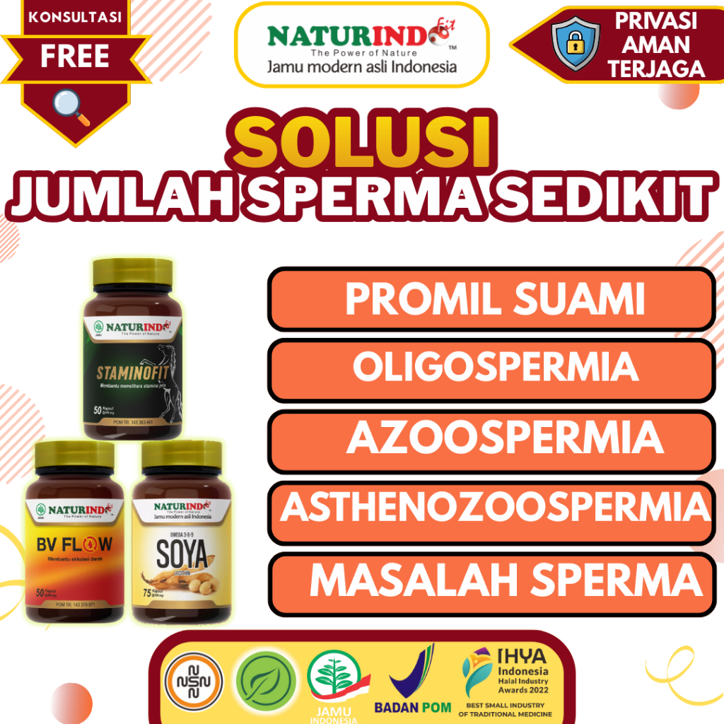 Herbal Solusi Jumlah Sperma Sedikit Sperma Tidak Bergerak Penyubur Sperma Masalah Kesuburan Pria
