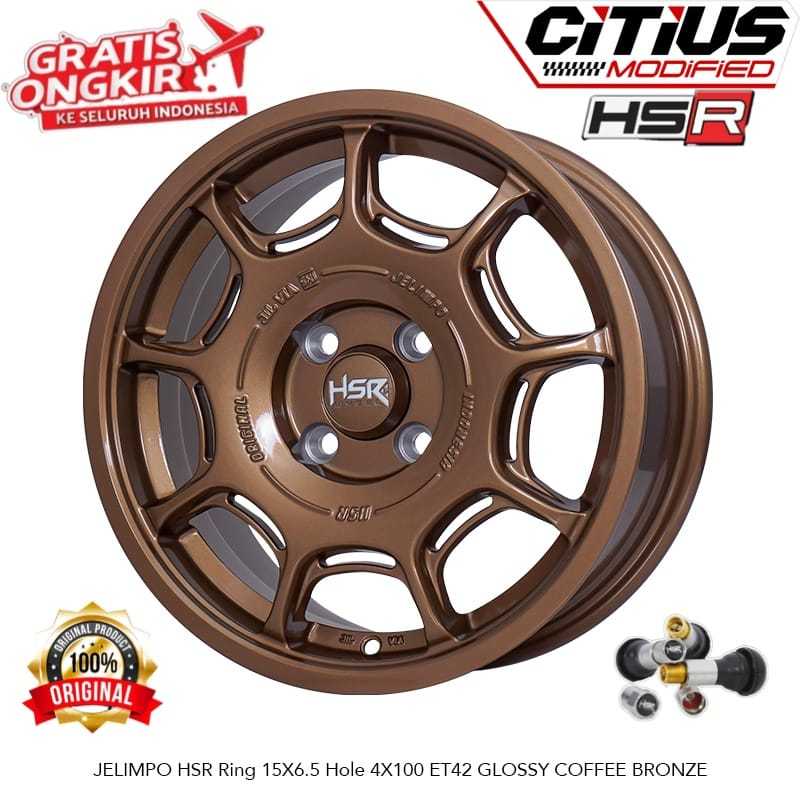 Promo Velg Mobil R15 Bronze Untuk Avega Ignis Jazz Gratis Ongkir