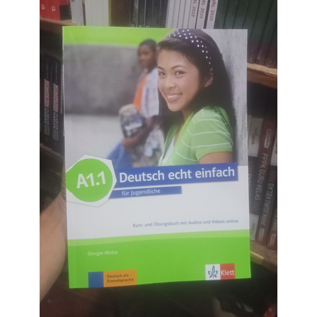 buku belajar bahasa Jerman Deutsch echt einfach A1.1 full colour