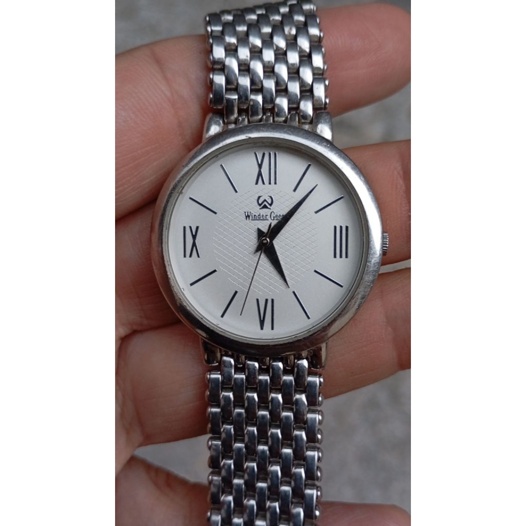 jam tangan winder geen original swiss movt second bekas original