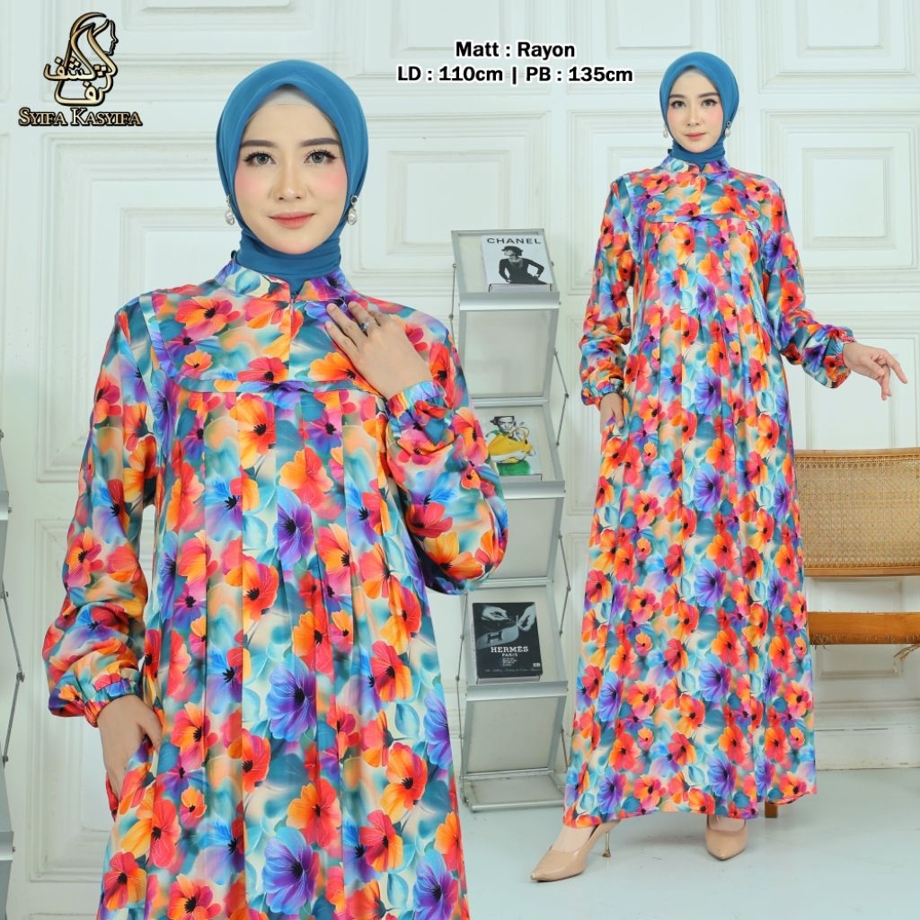Gamis viscose rayon syifa kasyifa