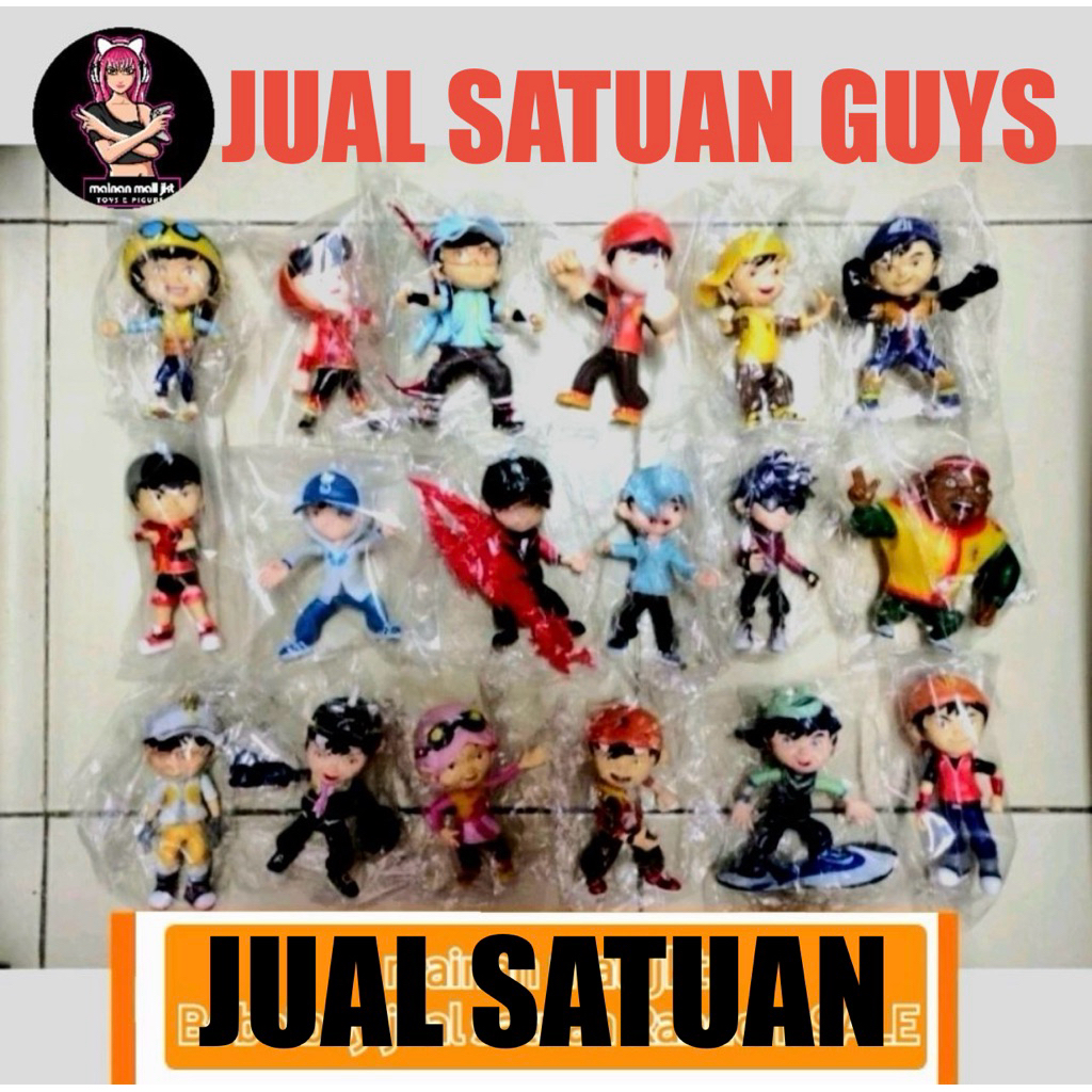Boboiboy - Mainan anak Boboiboy - boboiboy figure - mainan boboiboy satuan - action figure Boboiboy 
