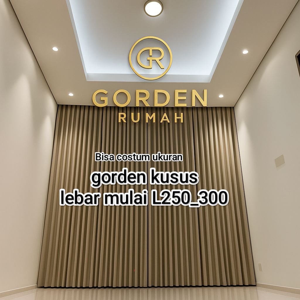 gorden blackout Polos model cantolan kawat S